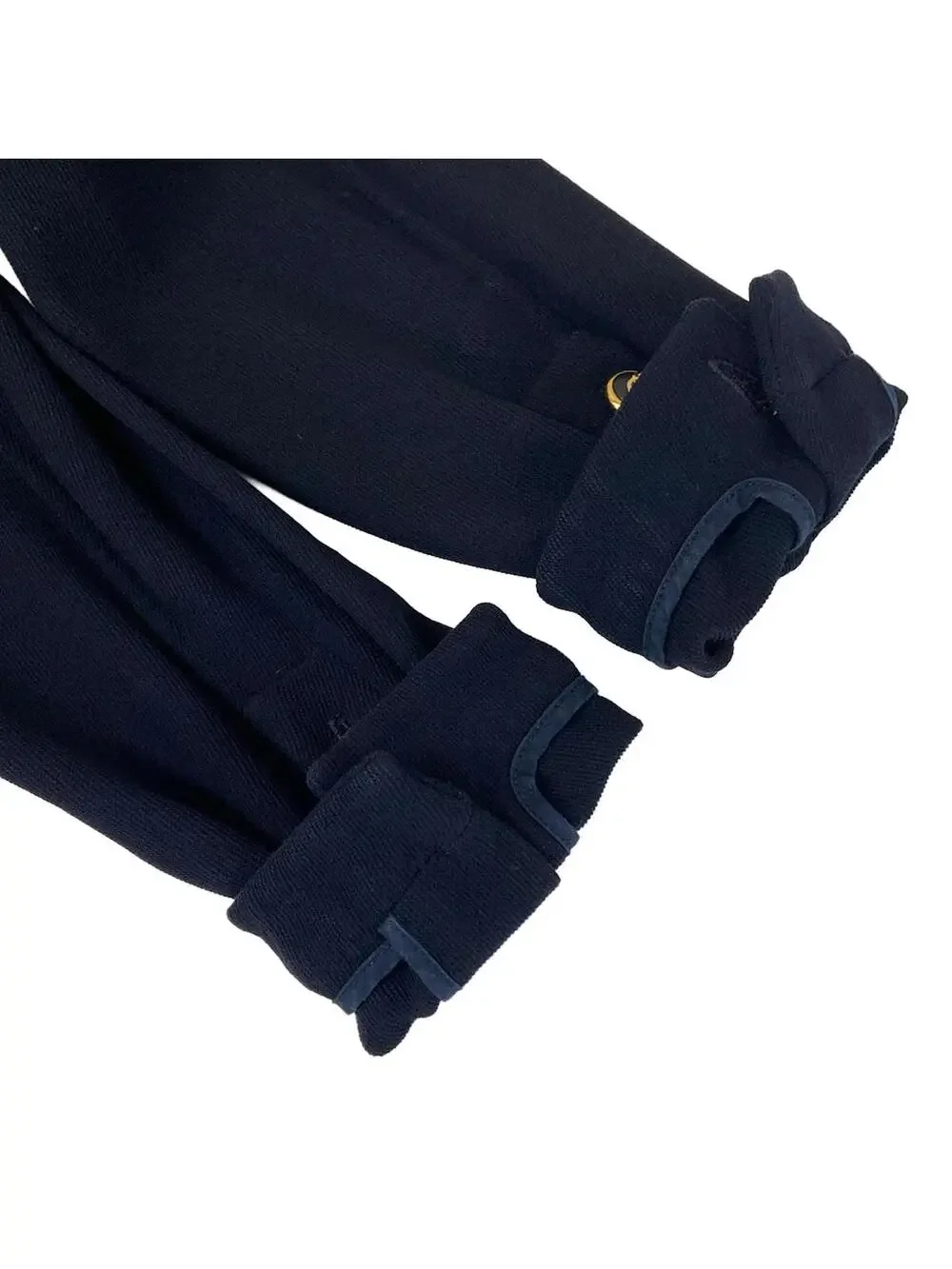 Chanel Navy Outer Fabric] Wool Women's #339226C12B
